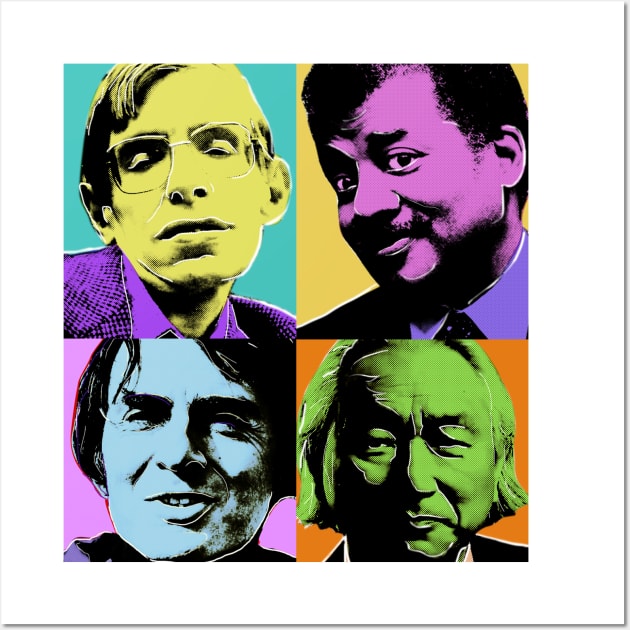 The Fab Four Physicists Wall Art by timwiencek